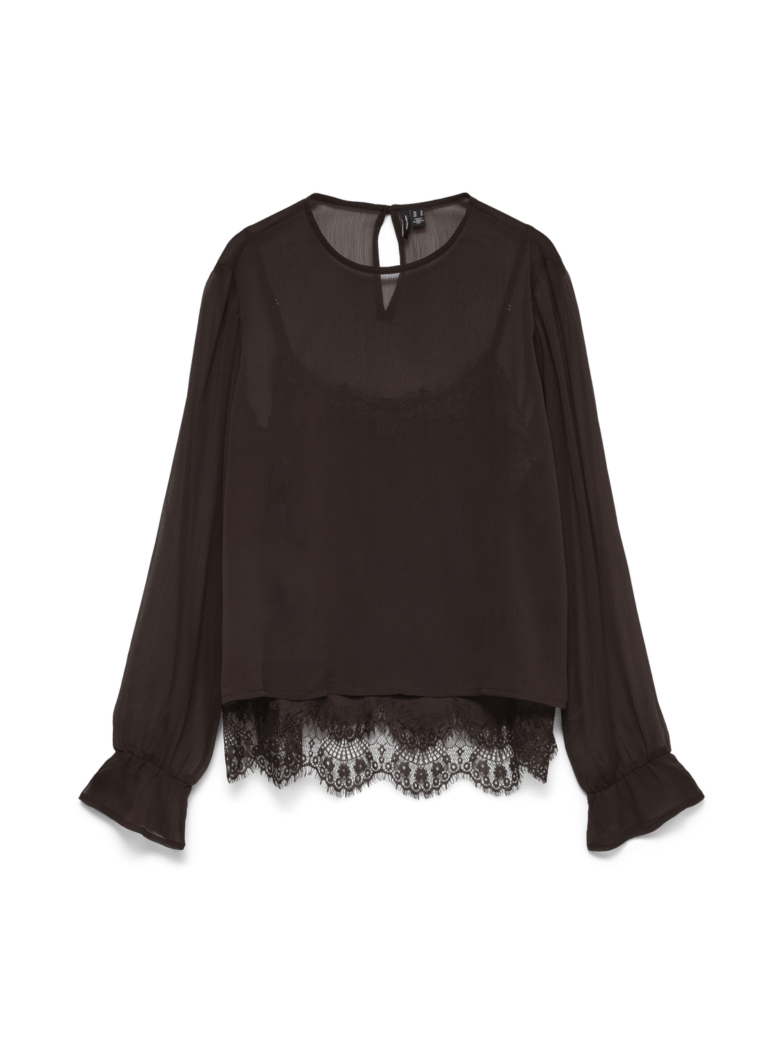 VMLALIE Top - Chocolate Torte - VERO MODA & VILA Bergvik